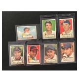 7 1952 Topps Baseball Cards