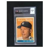 1958 Topps Mickey Mantle Tga 5.5 1958 Topps Mickey Mantle Tga 5.5