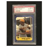 1986 Fleer Update Barry Bonds Rc Psa 8