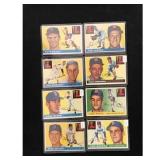 10 1955 Topps Red Sox Cards