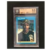 1987 Fleer Barry Bonds Rc Bgs 9.5 1987 Fleer Barry Bonds Rc Bgs 9.5