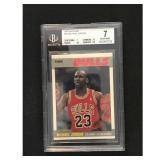 1987-88 Fleer Michael Jordan Bgs 7 1987-88 Fleer Michael Jordan Bgs 7