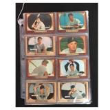 40 1955 Bowman Baseball Cards