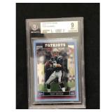 2006 Topps Chrome Blue Tom Brady Bgs 9