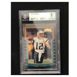 2000 Bowman Tom Brady Rookie Bgs 9