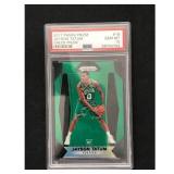 2017 Panini Green Prizm Jayson Tatum Rc Psa 10