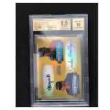 2012 Bowman Sterling Auto Gold Refractors