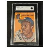 1954 Topps Hank Aaron Rookie Sgc 3 1954 Topps Hank Aaron Rookie Sgc 3