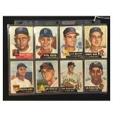 16 1953 Topps Baseball Cards 16 1953 Topps Baseball Cards