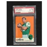 1969 Topps Joe Namath Psa 8 1969 Topps Joe Namath Psa 8