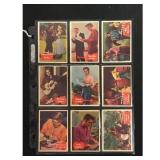 9 1956 Topps Elvis Cards