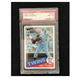 1985 Topps Kirby Puckett Rookie Psa 9 1985 Topps Kirby Puckett Rookie Psa 9