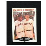 1960 Topps Baseball Master And Mentor Willie Mays