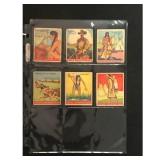 6 1933 Goudey Indian Gum Cards