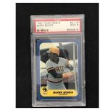 1986 Fleer Update Barry Bonds Psa 9