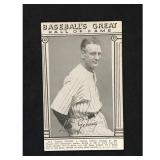 Lou Gehrig Hof Baseball Exhibit Card Lou Gehrig Hof Baseball Exhibit Card