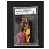 1996-97 Fleer Kobe Bryant Rookie Gem Mint 10 1996-97 Fleer Kobe Bryant Rookie Gem Mint 10