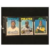 Three 1986 Topps Traded Rookies Three 1986 Topps Traded Rookies