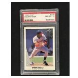1990 Leaf Sammy Sosa Rookie Psa 10 1990 Leaf Sammy Sosa Rookie Psa 10