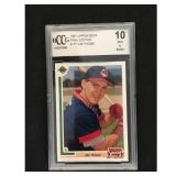 1991 Upper Deck Jim Thome Rookie Bccg 10