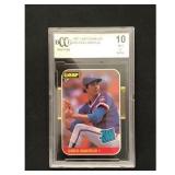 1987 Fleaf/donruss Greg Maddux Rc Bccg 10 1987 Fleaf/donruss Greg Maddux Rc Bccg 10