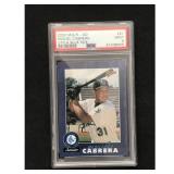 2000 Miguel Cabrera Rookie Ml Card Psa 9