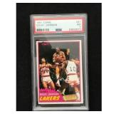 1981 Topps Magic Johnson Psa 7 1981 Topps Magic Johnson Psa 7