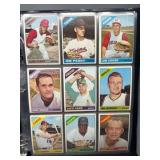 (45) 1966 Topps Baseball Cards in Sleeves