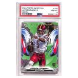 2024 Topps Inception Jayden Daniels Green PSA 8