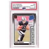 2024 Donruss Brock Bowers Rookie PSA 10