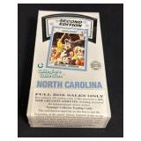 Second Edition UNC Tar Heels Trading Cards Box