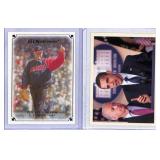 Two Upper Deck Presidential Baseball Cards