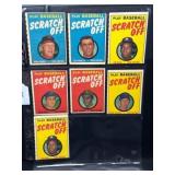 Topps Baseball Scratch-Off Cards, 7 Cards