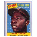 1958 Topps Hank Aaron ï¿½58 All-Star Card #488