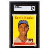 1958 Topps #310 Ernie Banks (SGC 2)