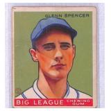 1933 Goudey Glenn Spencer Baseball Card No. 84
