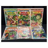 6 Marvel Super-Heroes Comics, 1970s