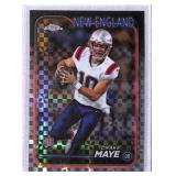 2024 Topps Chrome Drake Maye Rookie Card