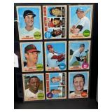 (16) 1968 Topps Baseball Cards