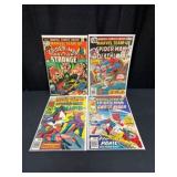 (4) Marvel Team-Up Spider-Man Comics