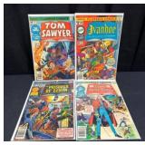 Four 1970s Marvel Classics Comics