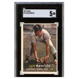 1957 Topps Luis Aparicio #7 Baseball Card (SGC 5)