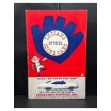 1961 Cleveland Indians Official Scorecard