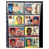 (29) 1950s Topps Baseball Cards