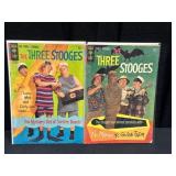 Two Gold Key The Three Stooges Comic Books