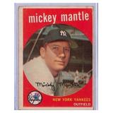 1959 Topps Mickey Mantle #10 VGEX