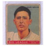 1933 Goudey John Welch Baseball Card No. 93