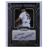 2023 Panini Prizm Eury Perez Autographed Card