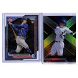(2) Pete Crow-Armstrong Baseball Cards Lot