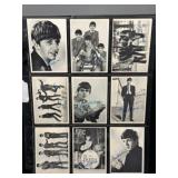 Nine Beatles Trading Cards